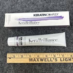 Keratin Complex KeraBrilliance 4.6 4R Medium Auburn Brown Demi Permanent SEALED